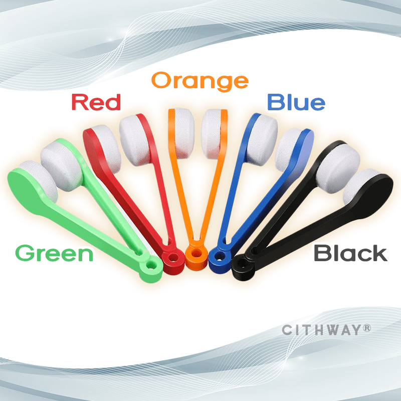 Cithway® Optic-Clean Eyeglass Cloth Clip