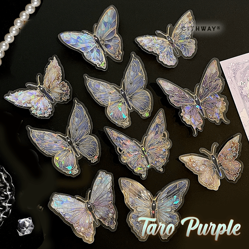 Cithway® 3D Iridescent Butterfly Wall Sticker
