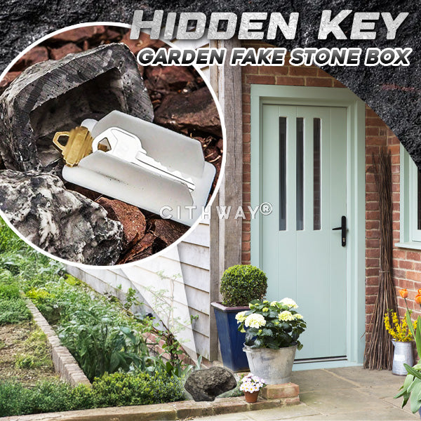 Cithway® Hidden Key Garden Fake Stone Box
