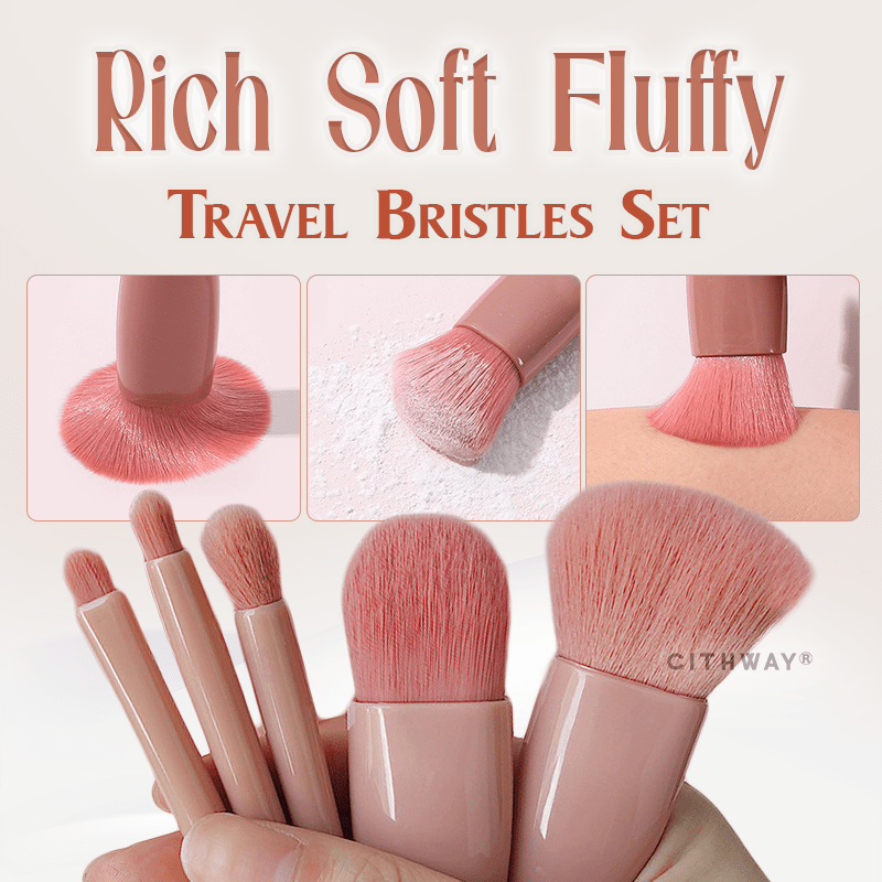 Cithway® Travel-Sized All-in-One Makeup Brush Set
