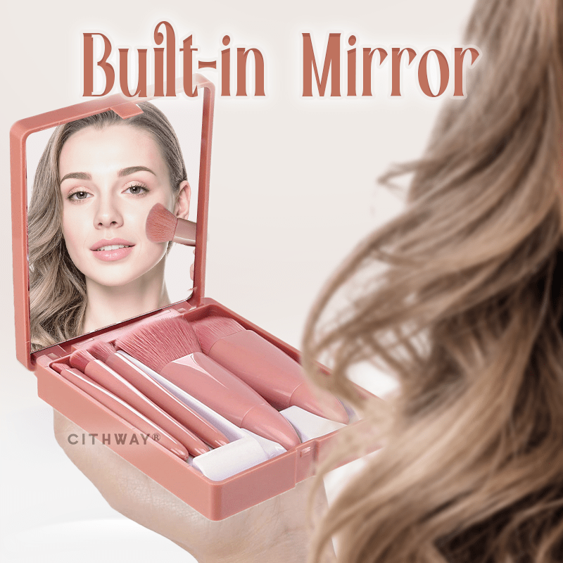 Cithway® Travel-Sized All-in-One Makeup Brush Set