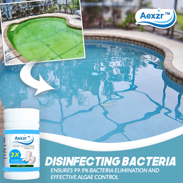 Aexzr™ Pool Cleaning Tablet (100 PCS) – Imaginflora