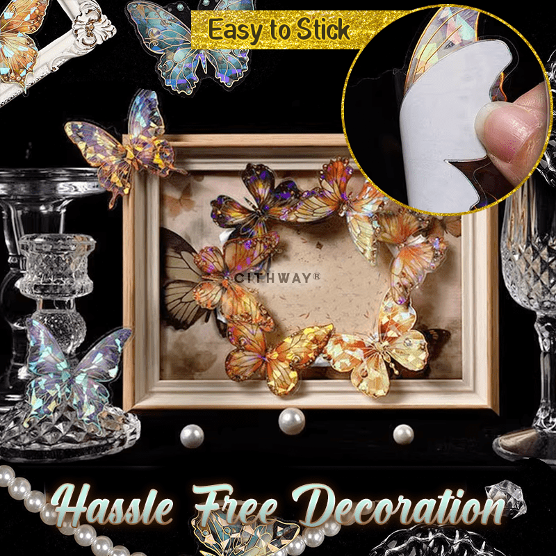 Cithway® 3D Iridescent Butterfly Wall Sticker