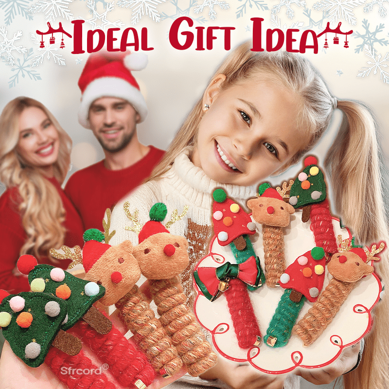 Sfrcord® Fun Holiday Spiral Hair Wrap