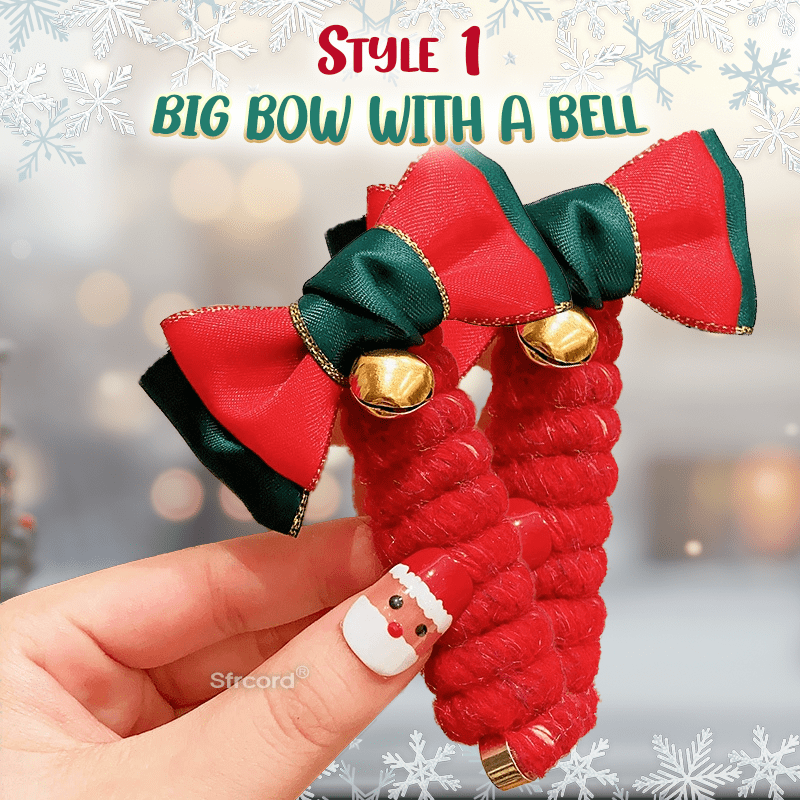 Sfrcord® Fun Holiday Spiral Hair Wrap