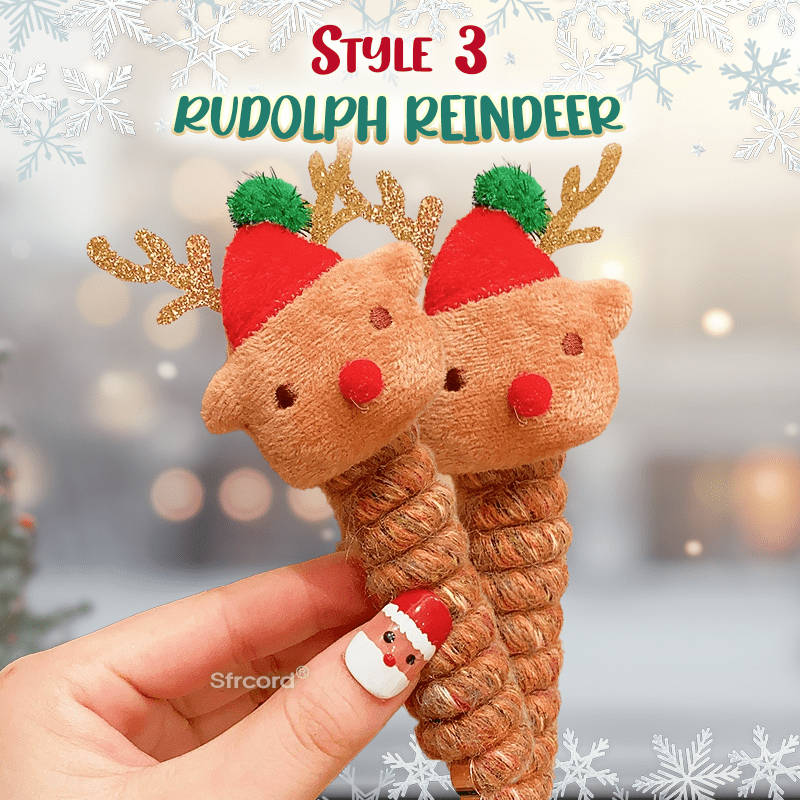 Sfrcord® Fun Holiday Spiral Hair Wrap